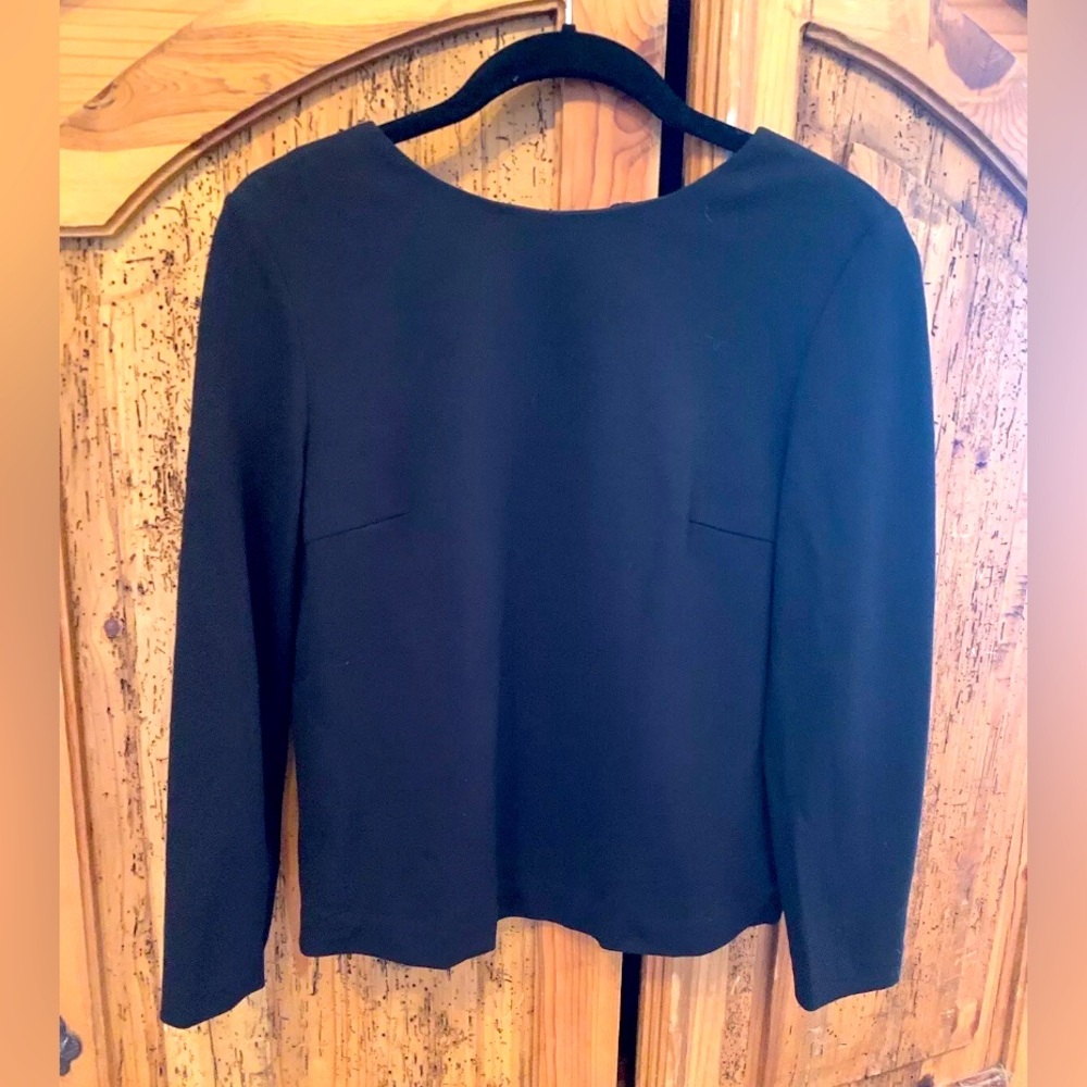 ‘Uniqlo’ Long Sleeve Black Dress Shirt, Women’s XS
